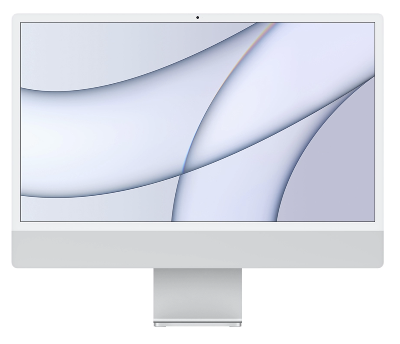Моноблок Apple iMac 24" Retina 4,5K, M1 (8C CPU, 7C GPU), 8 ГБ, 256 ГБ SSD, Silver MGTF3