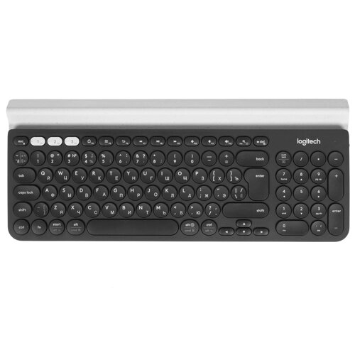 Клавиатура Logitech Multi-Device K780 черный/белый USB беспроводная BT Multimedia