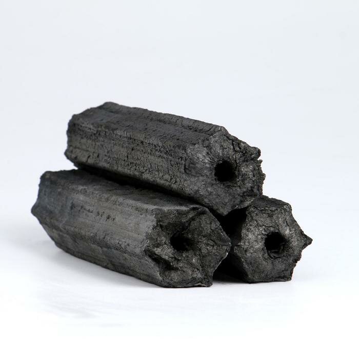 Уголь древесный брикетированный 3 кг короб "Hidde"
