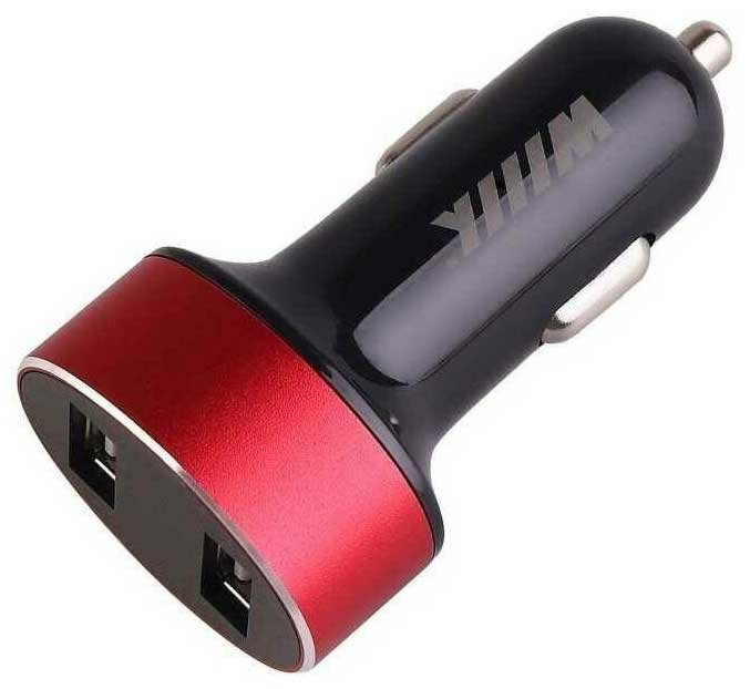 Автомобильное зарядное устройство Wiiix UCC-2-25-VM-B 2.1A+1A универсальное черный
