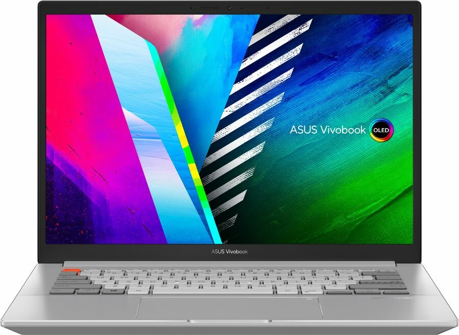 Asus Ноутбук ASUS VivoBook Pro 14 N7400PC-KM024W 14" (2880x1800, Intel Core i5 3.1 ГГц, RAM 8 ГБ, SSD 512 ГБ, GeForce RTX 3050, Windows 11 Home), 90NB0U44-M02770, серебристый