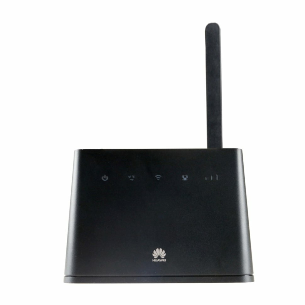 4G Wi-Fi роутер Huawei B311-221 черный, с антенной