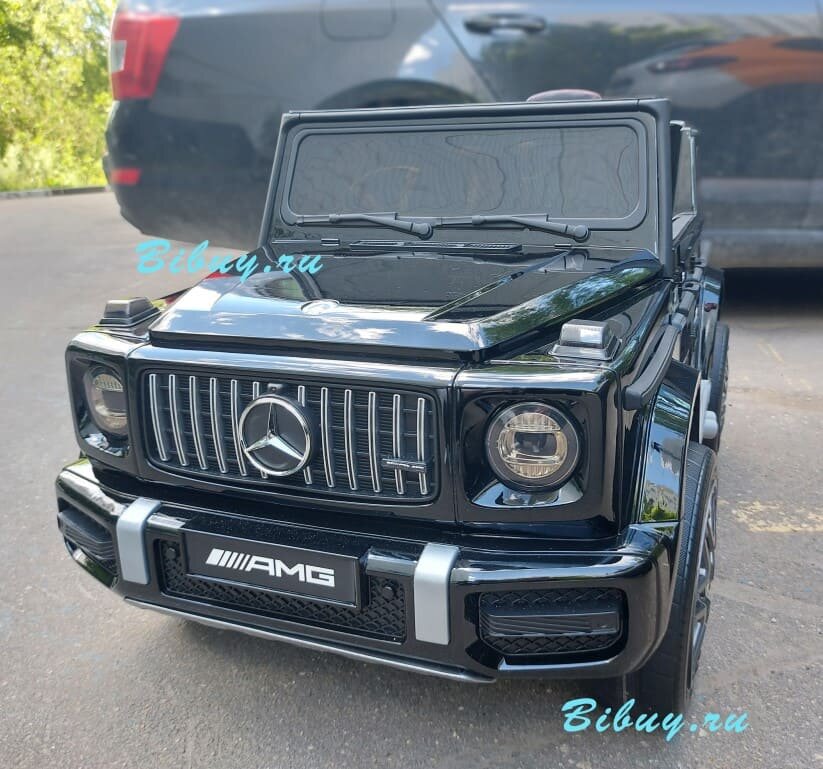 Детский электромобиль Mercedes Benz G 63 Big BBH-0003 (Черный, краска), с пультом