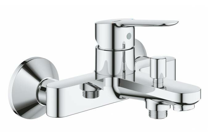 GROHE Смеситель для ванны GROHE BauEdge, настенный монтаж (23605000)