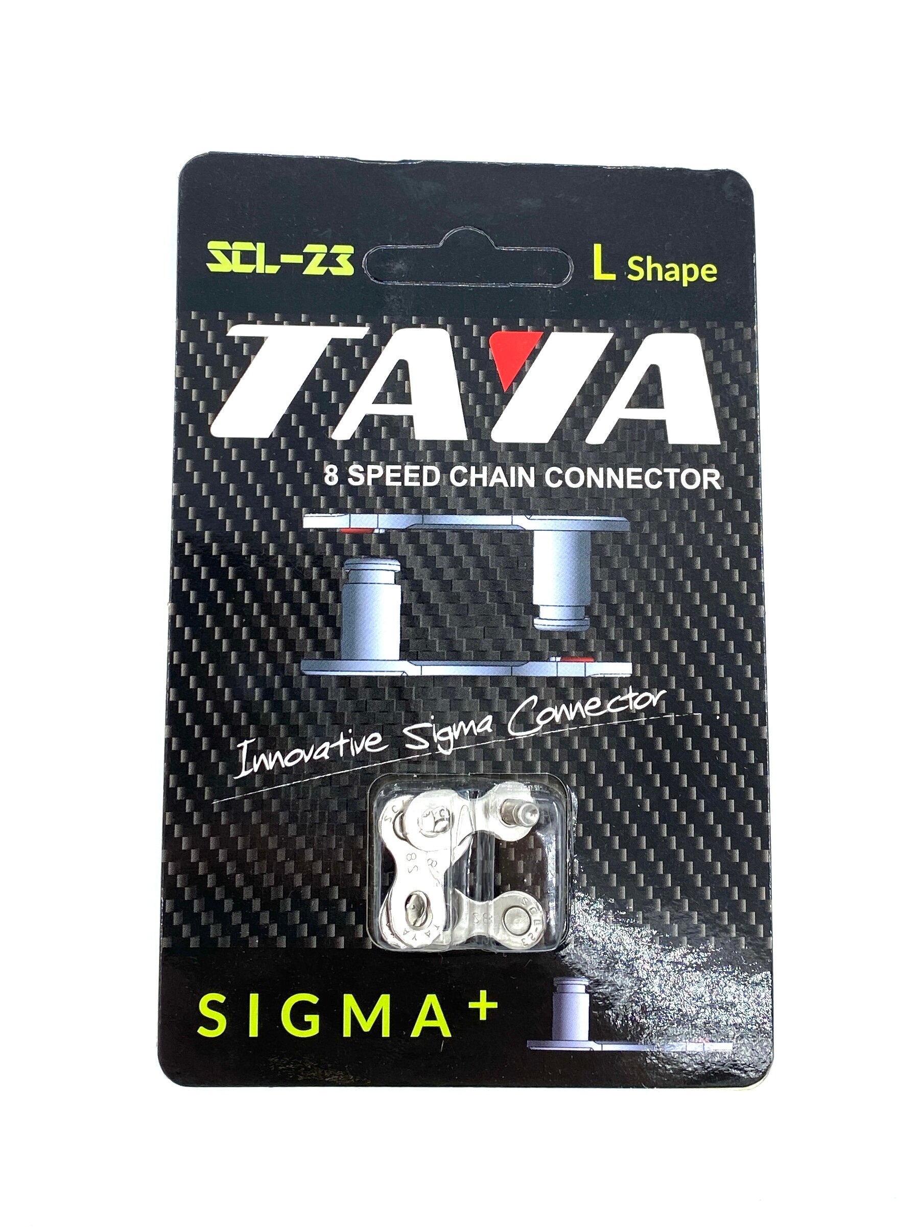 Замок цепи Taya Sigma SCL-23 Silver 8 speed (пара)