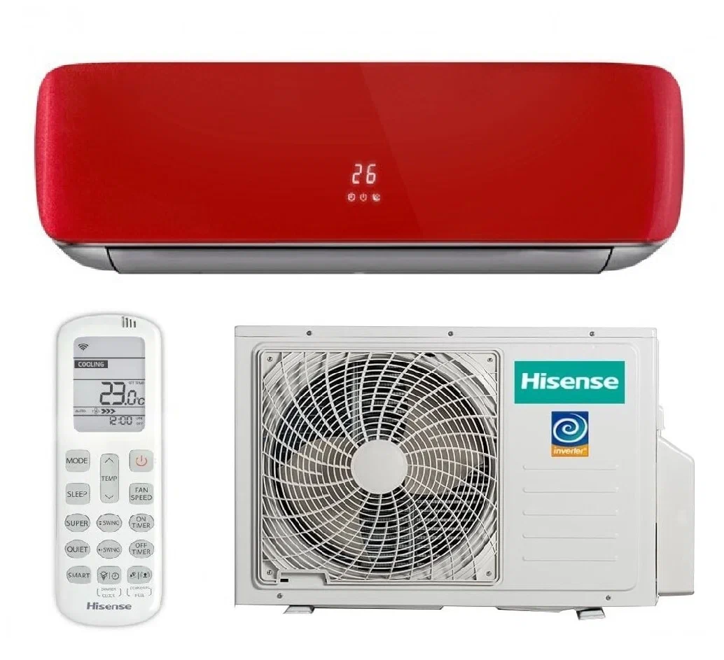 фото Кондиционер-сплит Hisense RED CRYSTAL SDC Inv AS-10UW4RVETG00G(R)/AS-10UW4RVETG00W(R) (инвертор)