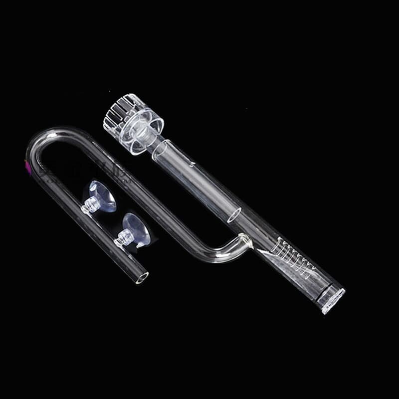 Трубка забора воды стеклянная Lilly pipe совмещенная со скиммером для внешних фильтров 16мм (для шлангов 16/22мм)