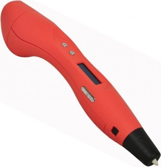 Ручка 3D Cactus Cs-3d-pen-e-rd PLA ABS LCD красный .