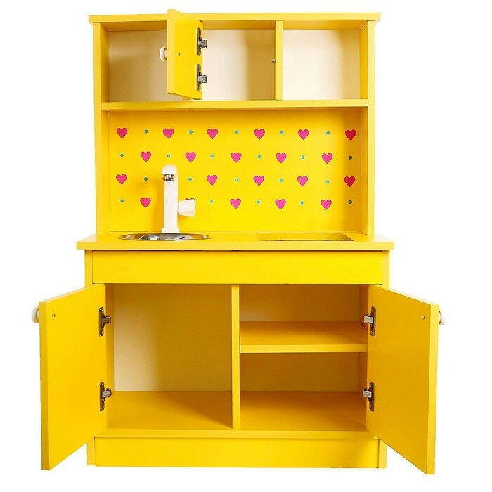 Игровая мебель «Детская кухня «Клубничка», цвет жёлтый - фотография № 5