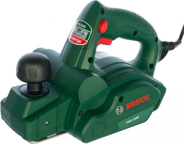 Сетевой электрорубанок BOSCH PHO 1500 без аккумулятора 550 Вт