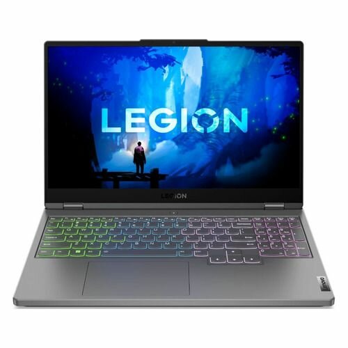 Ноутбук игровой Lenovo Legion 5 15IAH7H 82RB00FBRK, 15.6", IPS, Intel Core i7 12700H 2.3ГГц, 14-ядерный, 16ГБ DDR5, 1ТБ SSD, NVIDIA GeForce RTX 3070 для ноутбуков - 8 ГБ, без операционной системы, серый