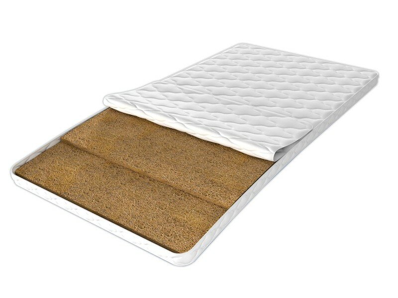Матрас тонкий Dimax Кокос 6см, 70x180 см
