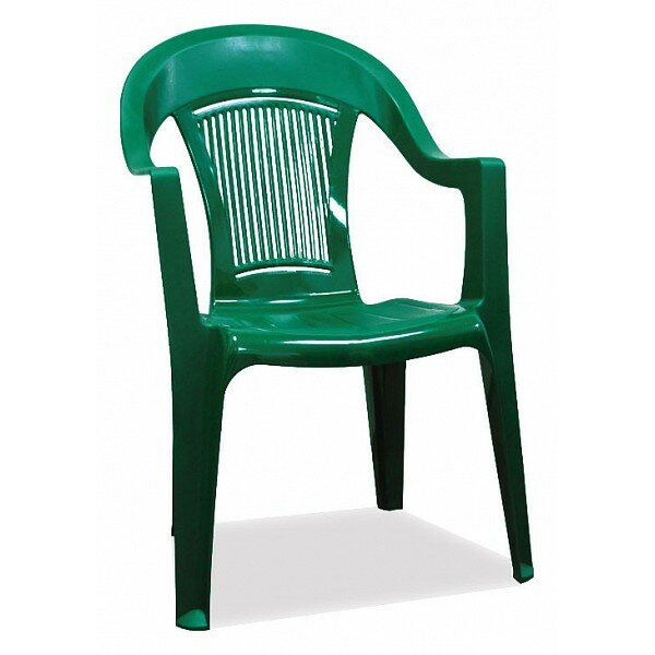 Кресло пластиковое Фламинго арт. ФЛ-МТ008 (темно-зеленое)