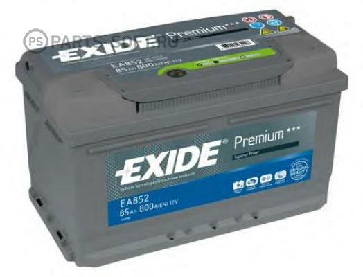 EXIDE EA852 EXIDE EA852 PREMIUM_аккумуляторная батарея! 19.5/17.9 евро 85Ah 800A 315/175/175 CARBON BOOST\