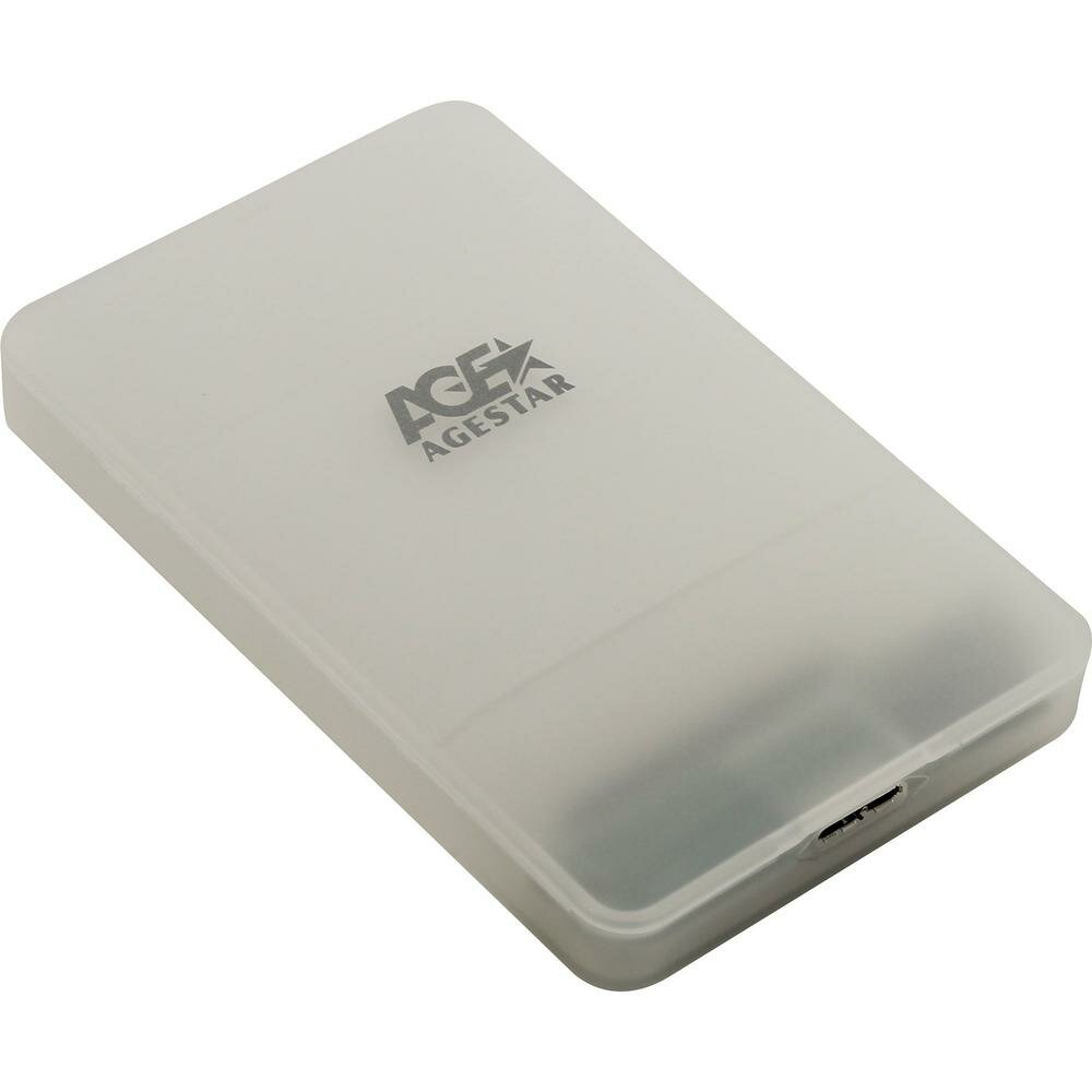 Корпус для HDD 2.5" SATA-USB3.0 AgeStar 3UBCP3 White