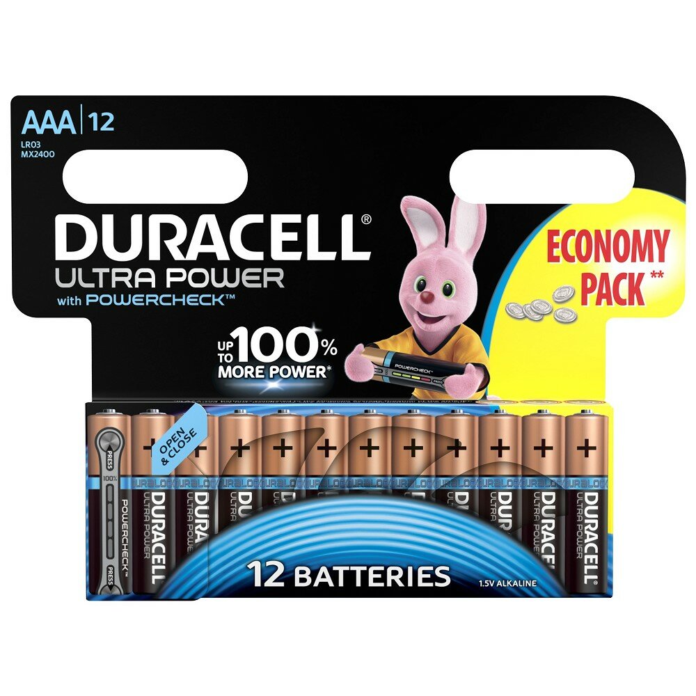 Duracell LR03-12BL Ultra Power 12 шт. в уп-ке