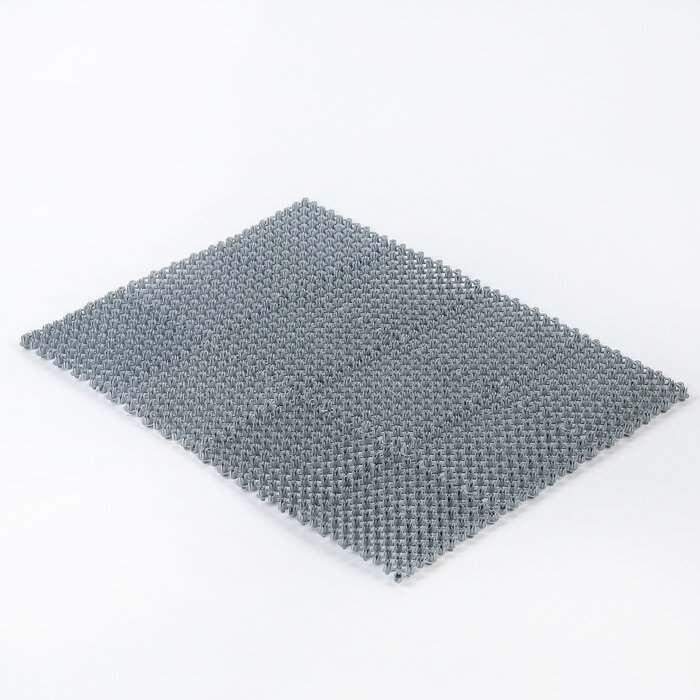 Покрытие ковровое щетинистое «Травка-эконом», 36×48 см, цвет серый - фотография № 5