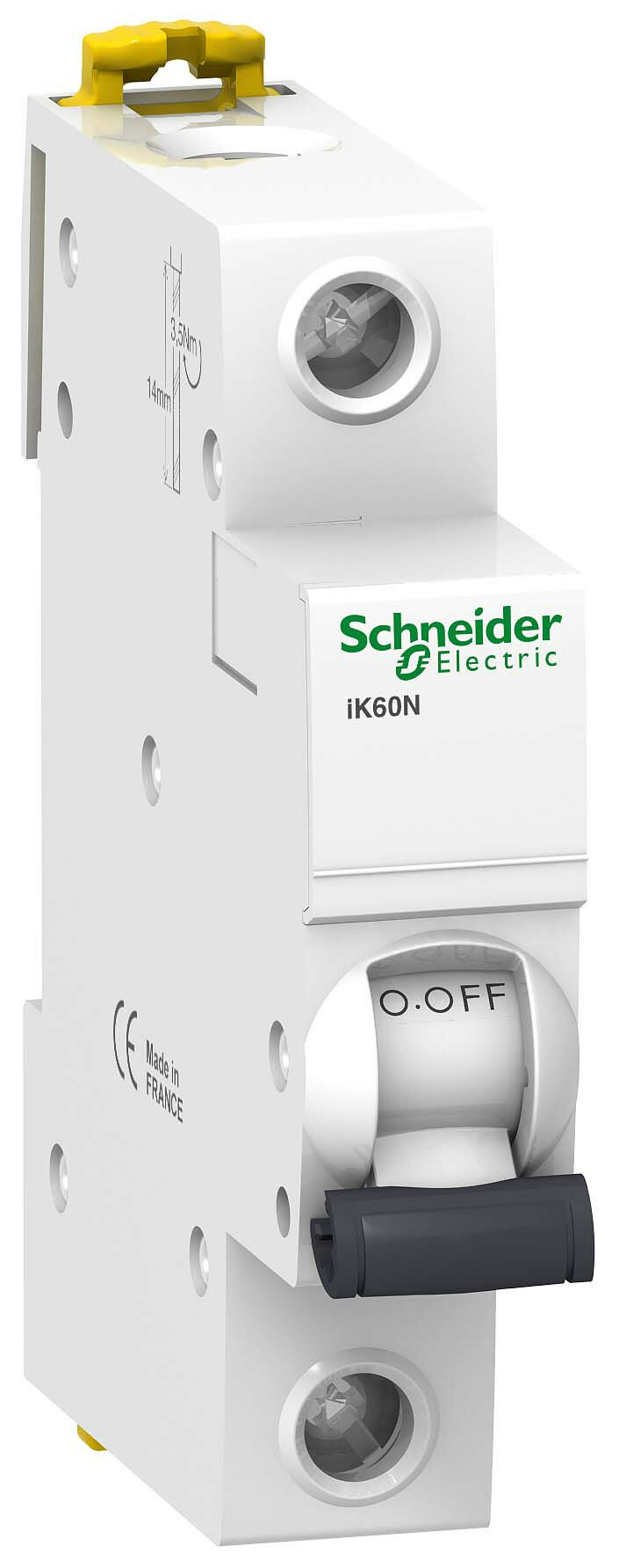 Автоматический выключатель Schneider Electric Acti 9 iK60 1P 25А (C) 6kA, A9K24125