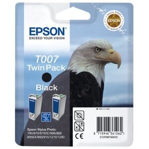 Epson Набор картриджей Epson C13T00740210 T007 Black двойная упаковка