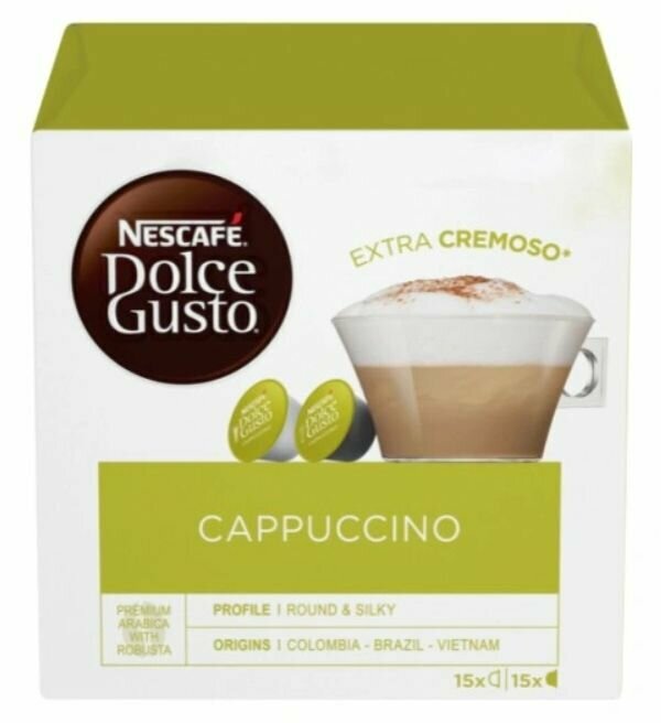 Кофе в капсулах Nescafe Dolce Gusto Cappuccino 30 Капсул / Нескафе Дольче Густо Капучино - фотография № 4