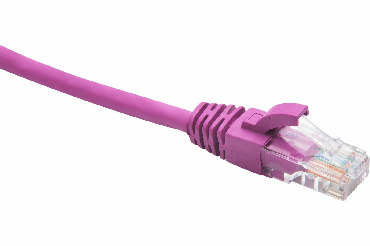 DATAREX коммутационный шнур u/utp категория 5e lszh нга-hf 5,0 м маджента DR-181715