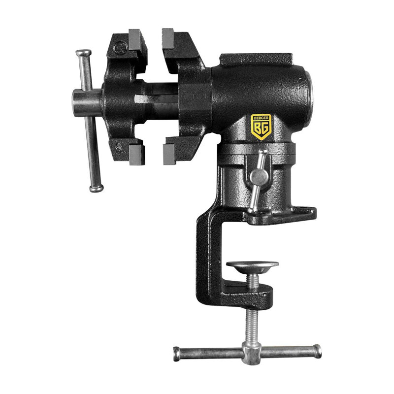 фото Тиски чугунные многофункциональные со струбциной 63мм BERGER BG1341 1459541
