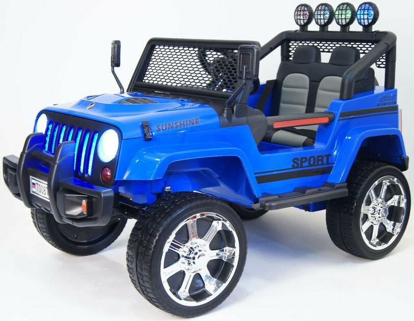 Электромобиль RiverToys T008TT 4WD Синий