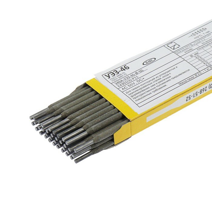 фото Электроды "УЭЗ-46", d=3 мм, 1 кг, для сварки углеродистых сталей