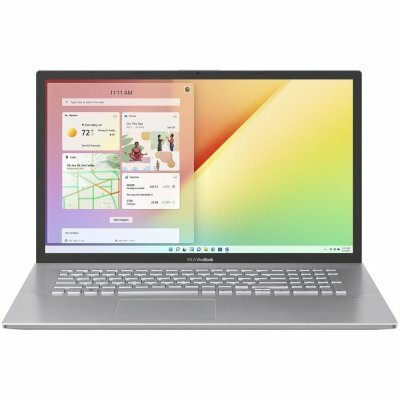 Ноутбук Asus VivoBook 17 F712FA-AU762T 90NB0SZ1-M00CA0 ENG Intel Core i7 10510U, 1.8 GHz - 4.9 GHz, 8192 Mb, 17.3" Full HD 1920x1080, 512 Gb SSD, DVD нет, Intel UHD Graphics, Windows 11 Home, серебристый, 2.3 кг, английская клавиатура, 90NB0SZ1-M00CA0 ENG