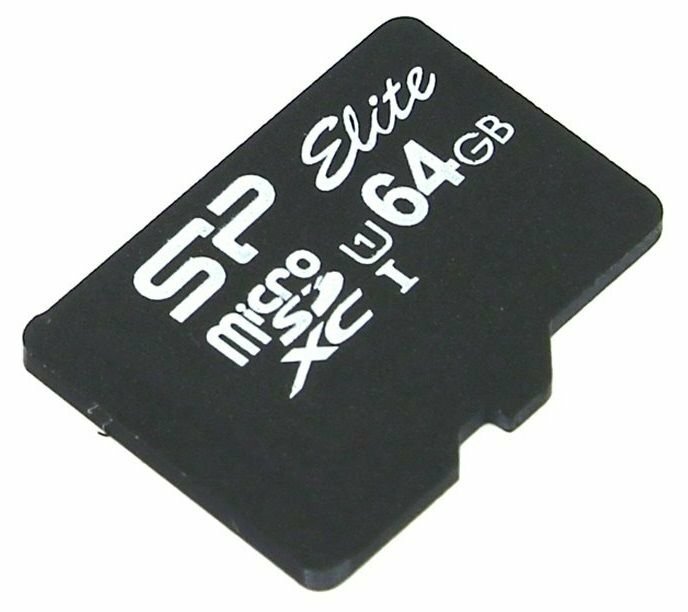 Карта памяти 64Gb MicroSD Silicon Power Elite Class 10 (SP064GBSTXBU1V10)