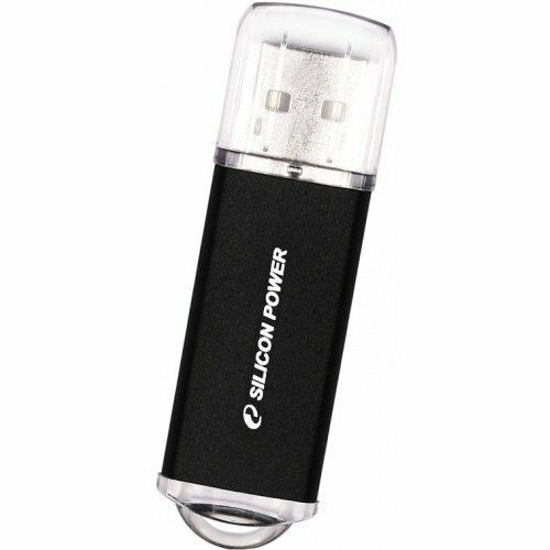 Флешка 32Gb Silicon Power Ultima II-I, USB 2.0 (SP032GBUF2M01V1K), черный