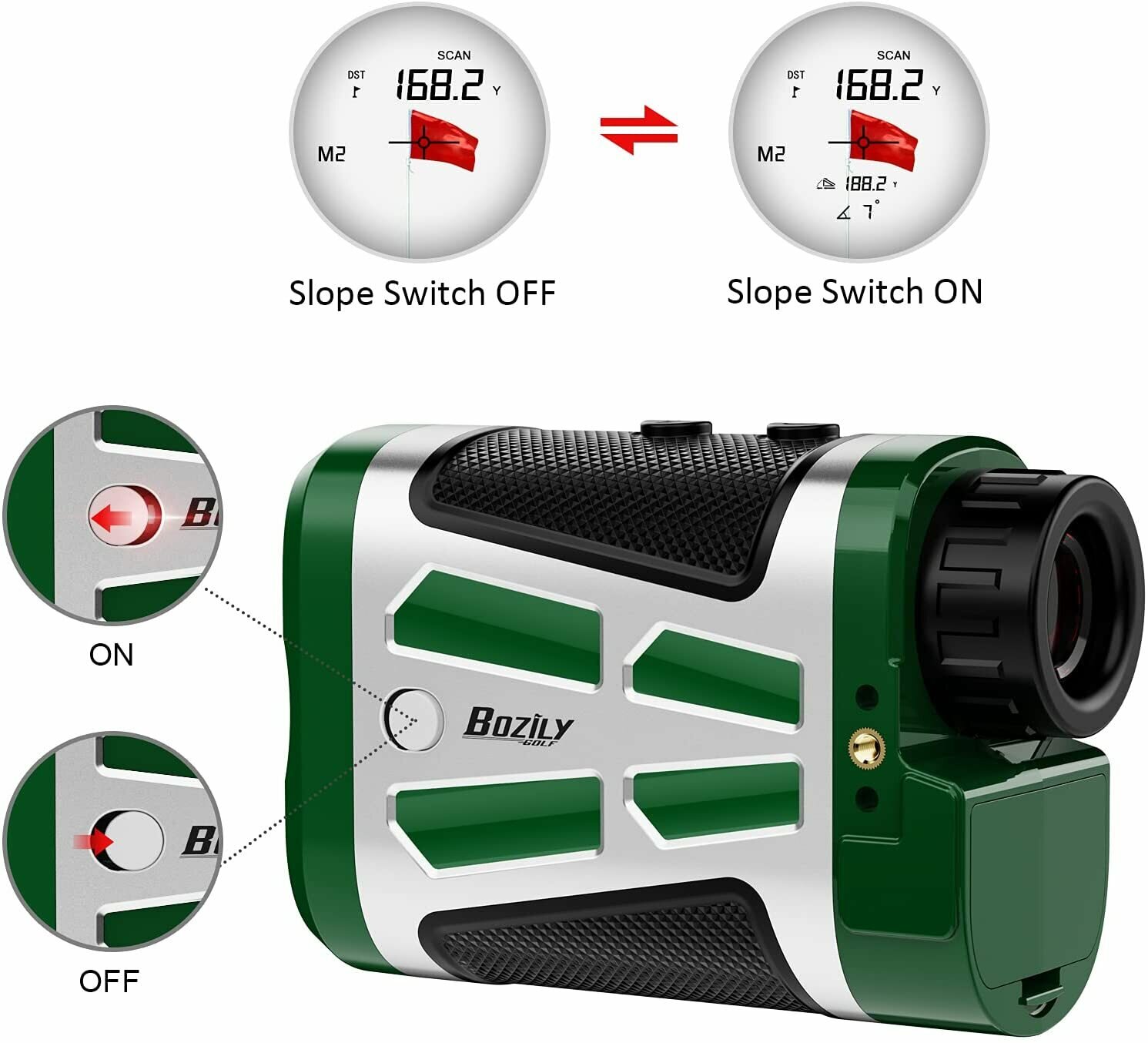 Дальнометр для гольфа BOZILY - фотография № 3