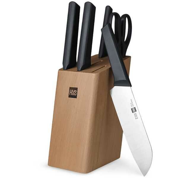 Набор ножей Xiaomi Huo Hou Fire Kitchen Steel Knife Set 6in1 HU00057 .