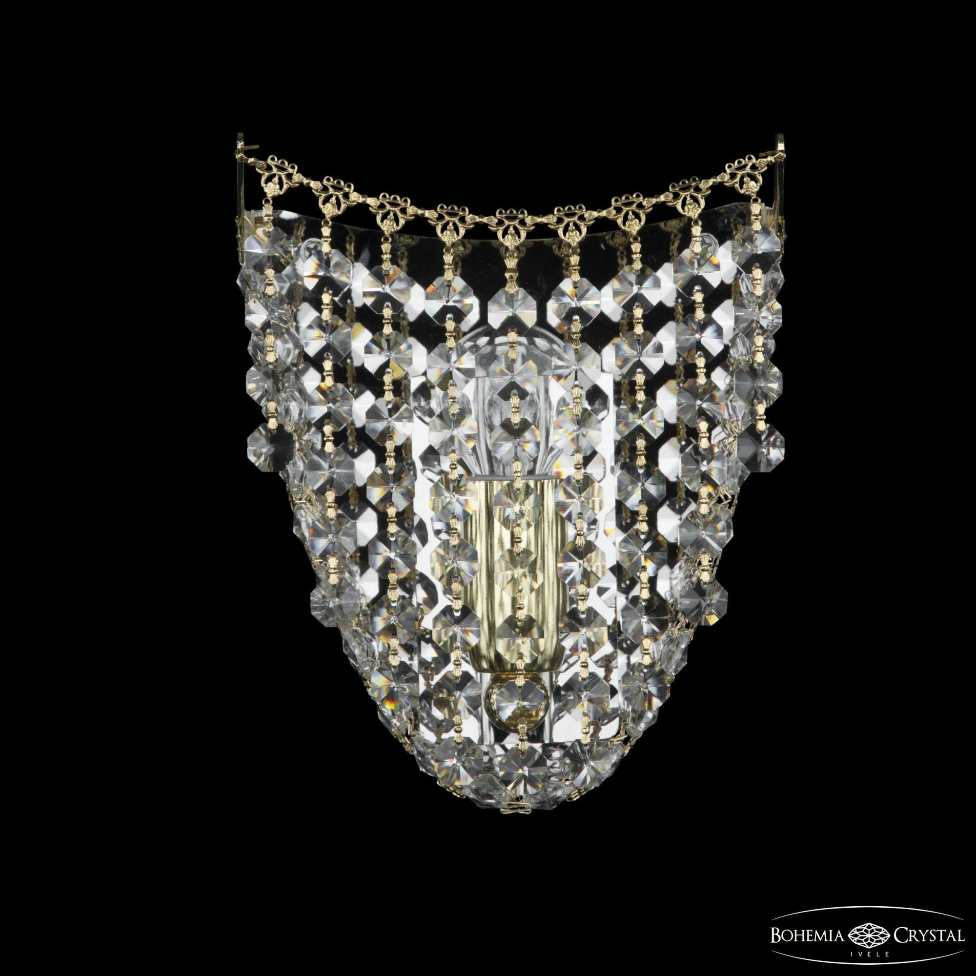 Бра Bohemia Ivele Crystal 77081B/16 G - фото №1