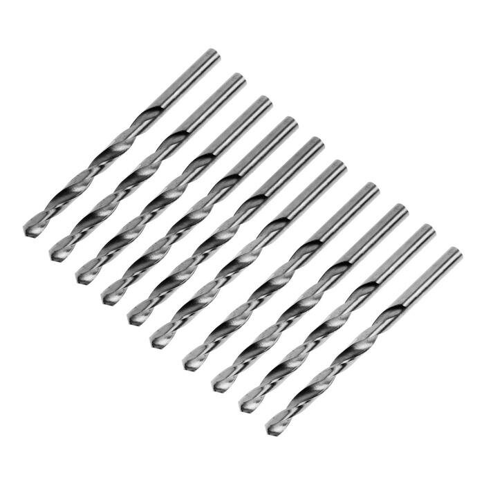 фото Сверло по металлу , HSS, цилиндрический хвостовик, 7 х 110 мм, 10 шт.