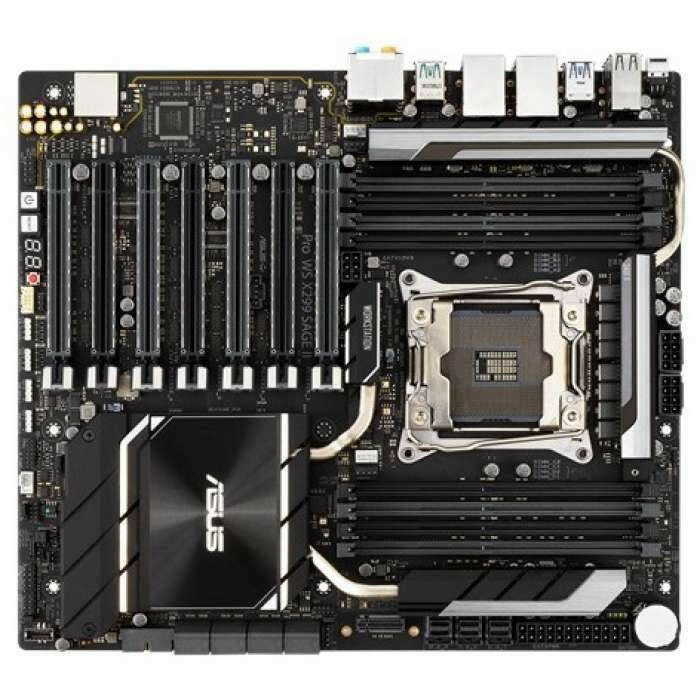 Материнская плата ASUS PRO WS X299 SAGE II /LGA-2066,X299 II,8DIMM,7PCIE, RTL {3} ( 90SW00U0-M0EAY0 )