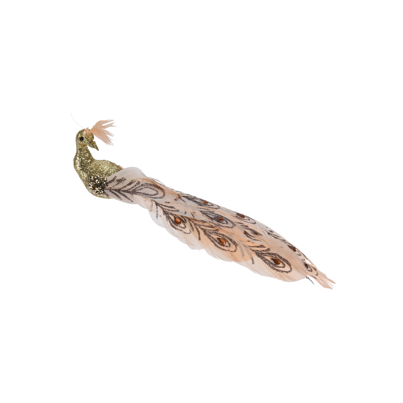 фото Декорация на клипсе Home Collection Сумерки Павлин 9х24х6см 1 шт