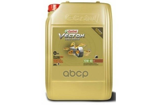 Castrol Castrol Vecton Long Drain 10W40 E7 (20L)_Масло Моторное! Синт Acea E4/E7,Volvo Vds-3,Mb 228.5