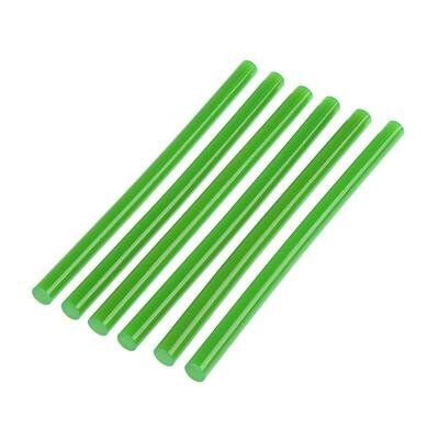 Клеевые стержни тундра, 11 х 200 мм, зеленые, 6 шт., TUNDRA