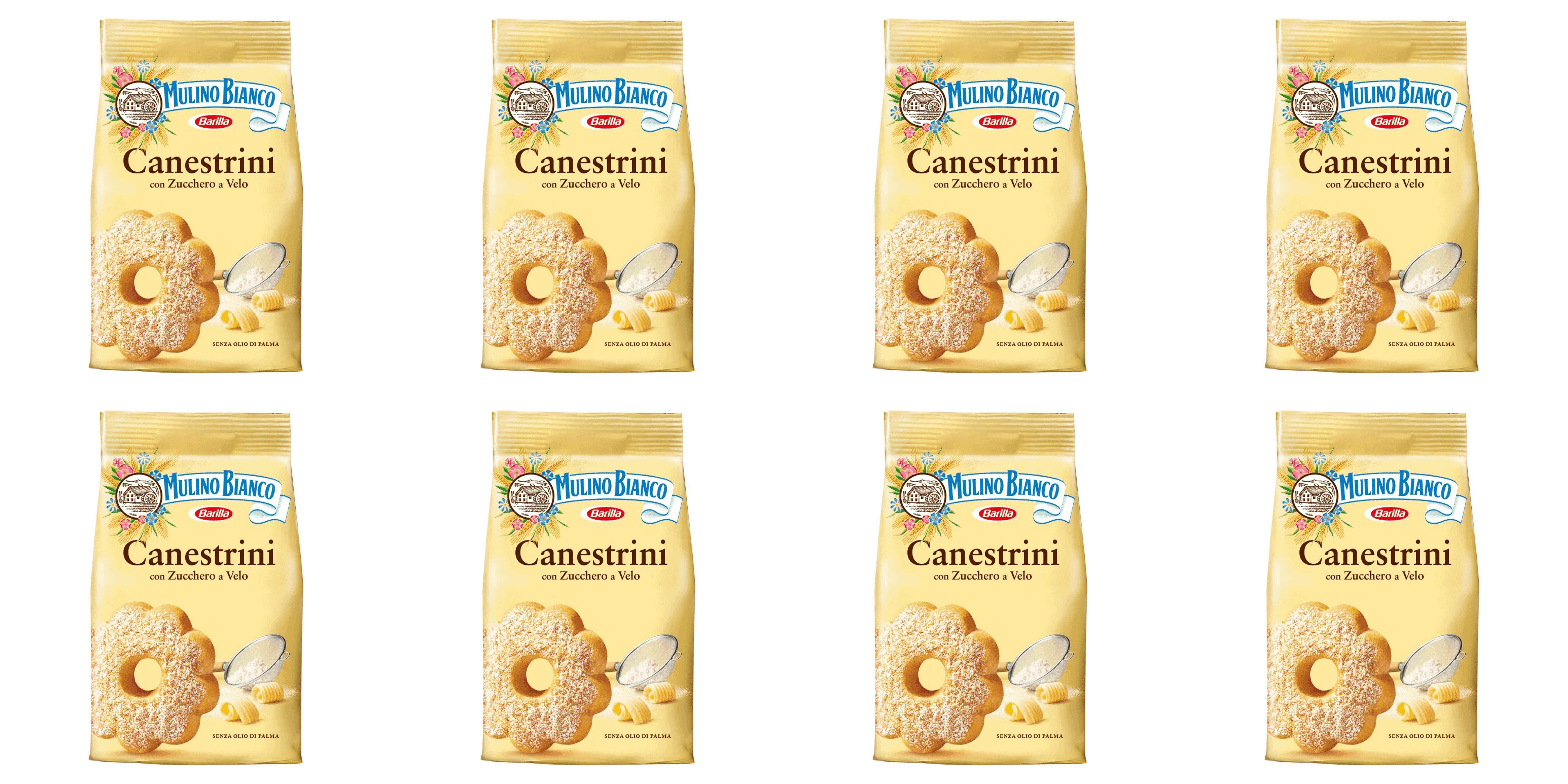 Mulino Bianco Печенье песочное Canestrini, 200 г, 8 уп - фотография № 1