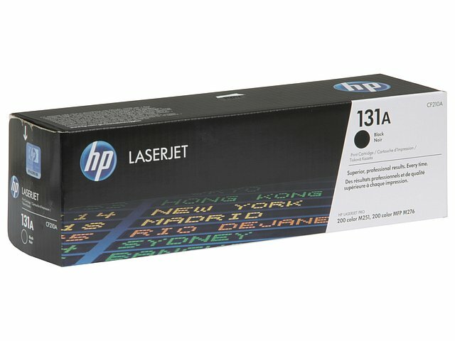 Картридж HP Картридж HP 131A CF210A (черный) для LJ Pro 200 color M251/MFP M276