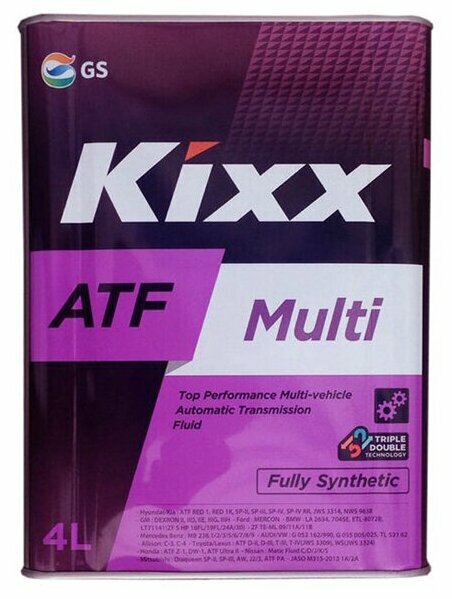 Масло трансмиссионное Kixx ATF Multi, 4 л