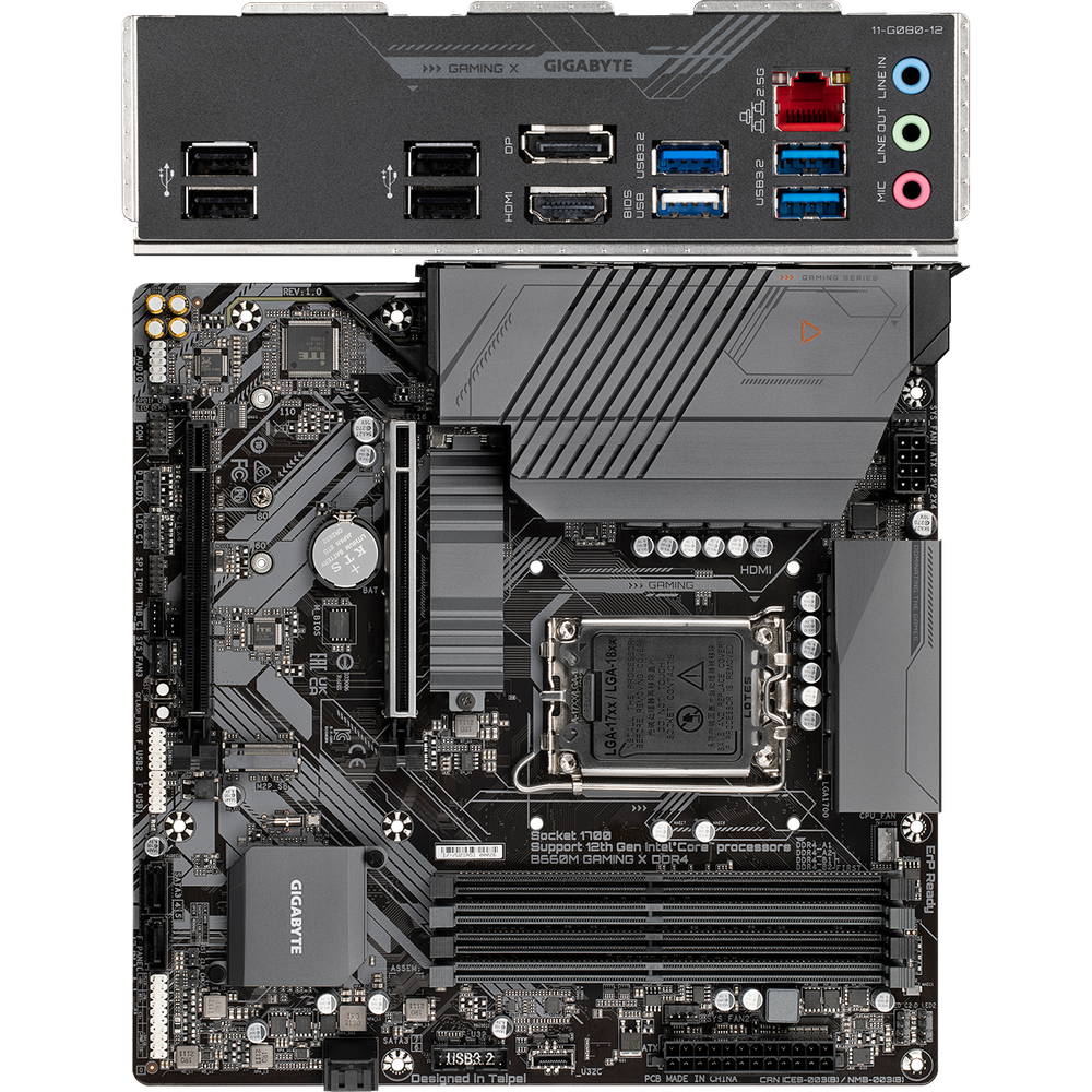 Материнская плата Gigabyte B660 LGA1700 DDR4 ( B660M Gaming X DDR4 ) mATX, Ret