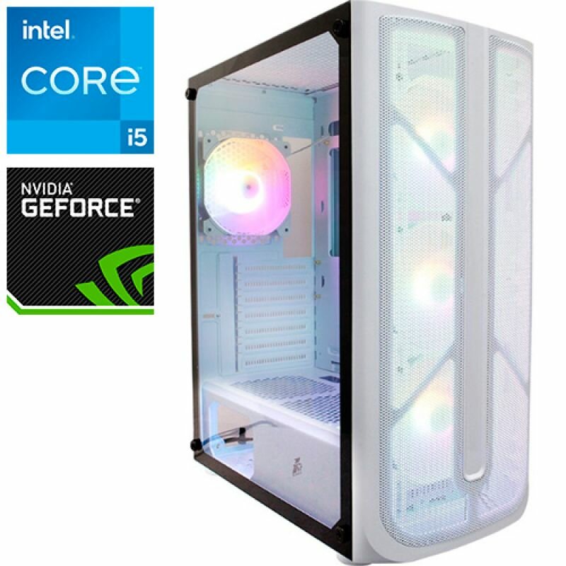 Компьютер PRO-0563025 Intel Core i5-13600KF 3500МГц, Intel Z690, 8Гб DDR4 3200МГц, NVIDIA GeForce RTX 3060 8Гб, SSD M.2 480Гб, HDD 1Тб, 600Вт, Midi-Tower