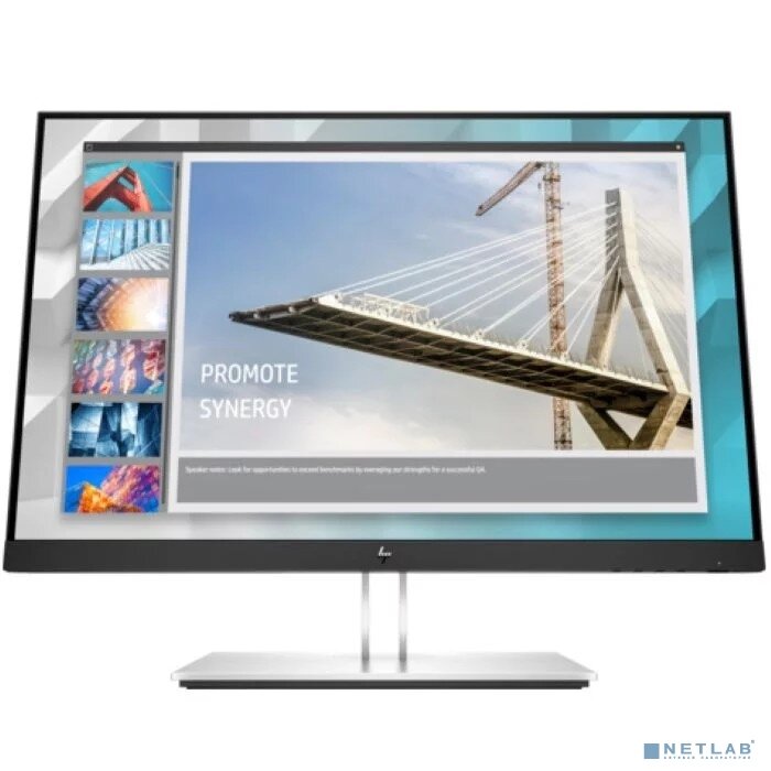 HP Монитор LCD HP 24" E24i G4 черный IPS 1920x1080 5ms 16:9 1000:1 250cd 178/178 D-Sub HDMI DisplayPort 9VJ40AA#ABB чёрный