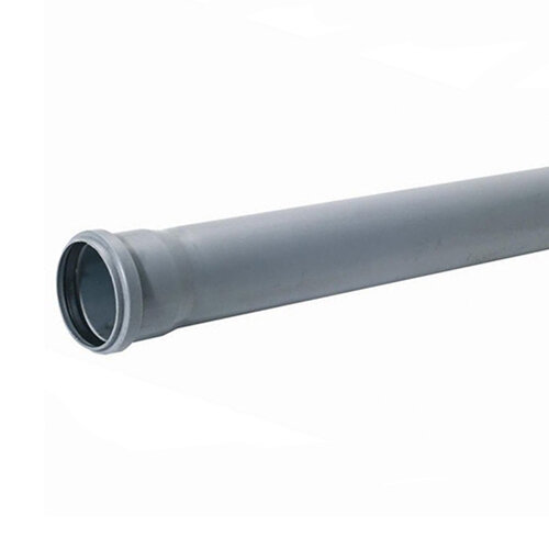 Труба для внутренней канализации SINIKON Standart - D110x2.7 мм, длина 500 мм (цвет серый)
