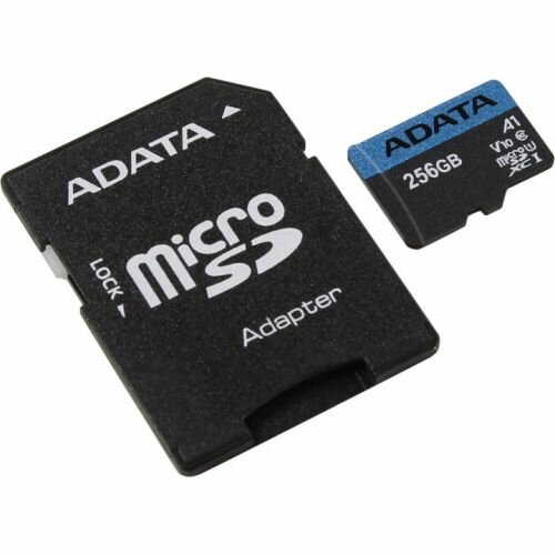 Карта памяти ADATA MicroSDHC 256GB (AUSDX256GUICL10A1-RA1)