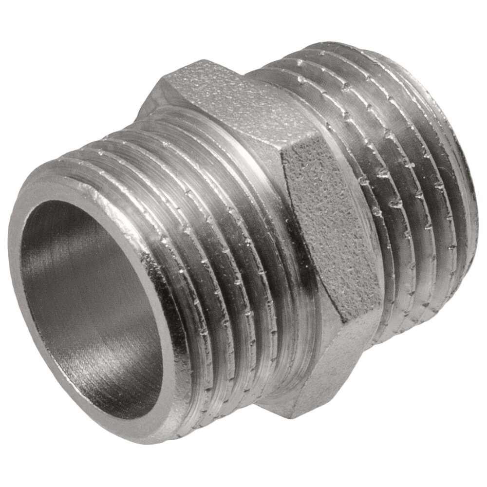 фото Ниппель MASTERPROF 1/2" НР-НР под прокладку