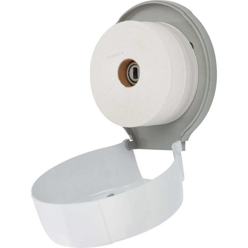 Диспенсер для туалетной бумаги рулLuscan Professional макси белый - фотография № 5