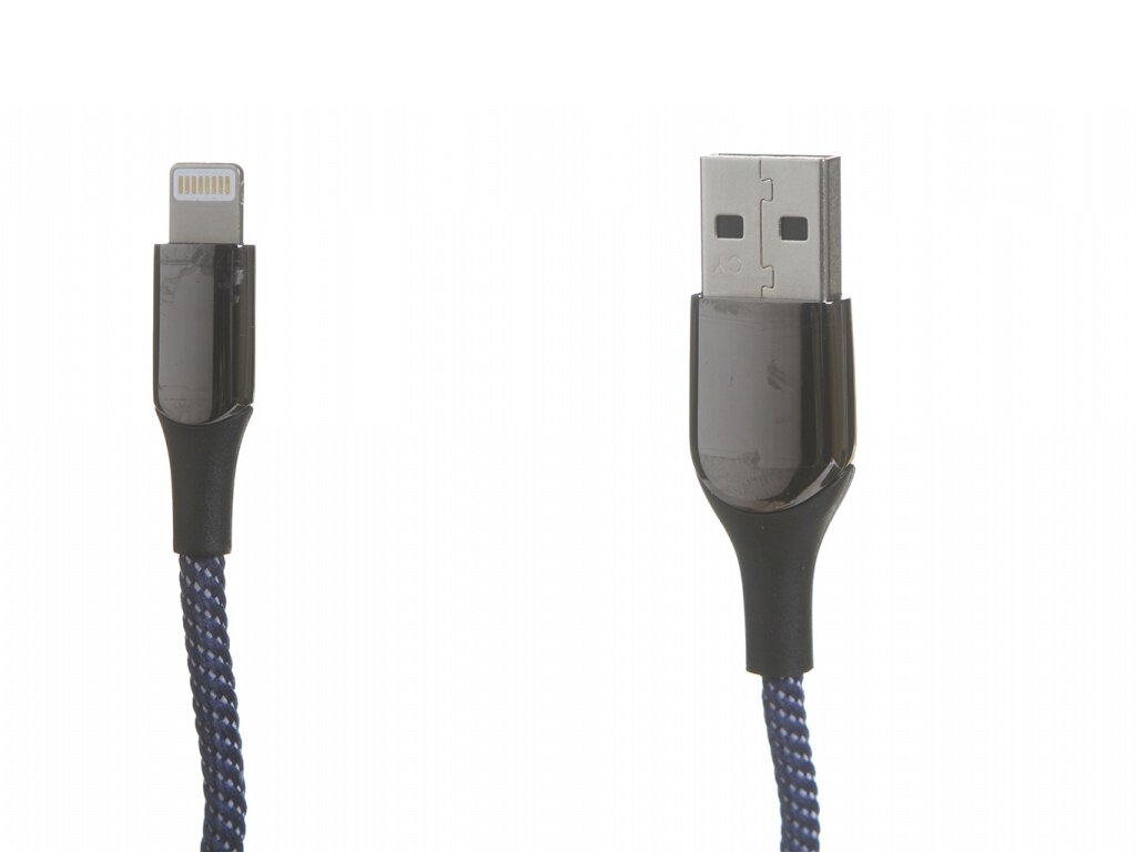  Baseus C-Shaped Light Intelligent Power-Off Cable Lightning 1m Blue CALCD-03